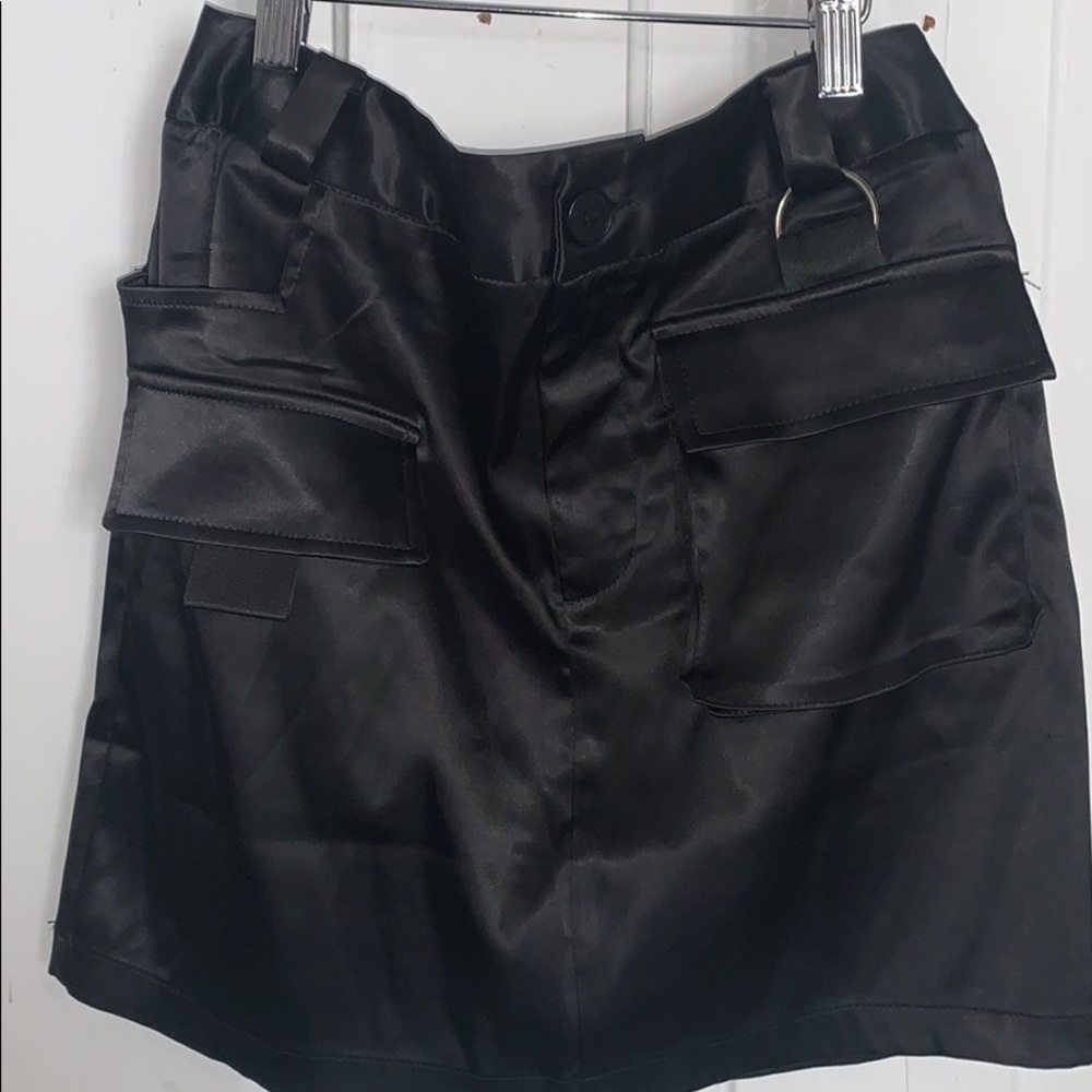 Black high waisted skirt